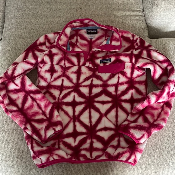 Patagonia Jackets & Blazers - 🔥NWOT Womens synchilla Patagonia pink tye dye🔥